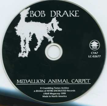 CD Bob Drake: Medallion Animal Carpet