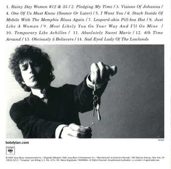 CD Bob Dylan: Blonde On Blonde