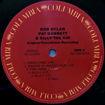 LP Bob Dylan: Pat Garrett & Billy The Kid - Original Soundtrack Recording