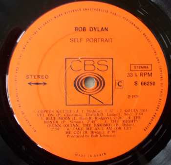 2LP Bob Dylan: Self Portrait