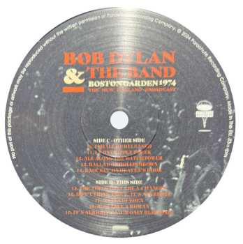 LP Bob Dylan & The Band: Boston Garden 1974 The New England Broadcast