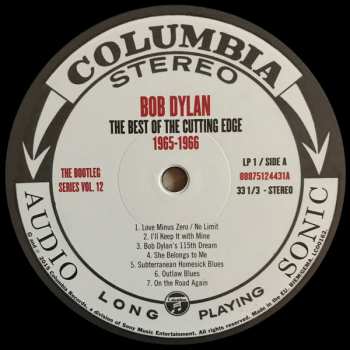 3LP/2CD/Box Set Bob Dylan: The Best Of The Cutting Edge 1965-1966