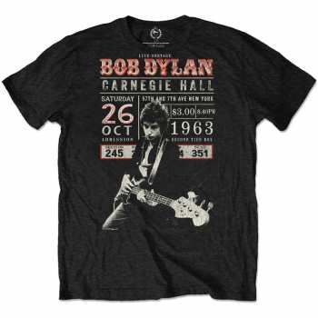 Merch Bob Dylan: Tričko Carnegie Hall '63 