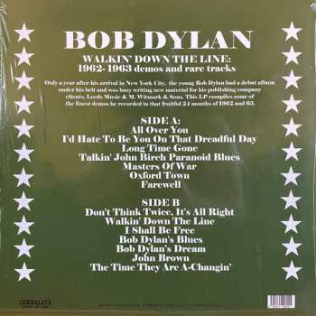 LP Bob Dylan: Walkin' Down The Line: 1962 - 1963 Demos And Rare Tracks LTD