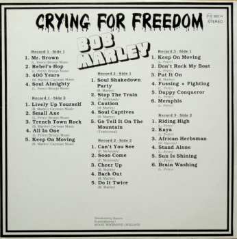 3LP Bob Marley: Crying For Freedom