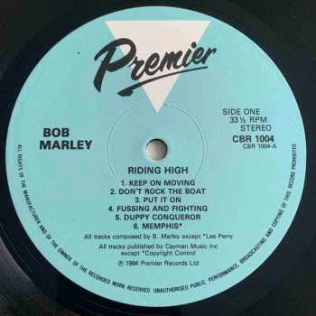 LP Bob Marley: Riding High