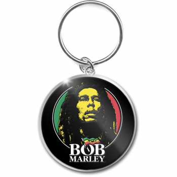 Merch Bob Marley & The Wailers: Klíčenka Logo Bob Marley Face