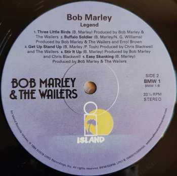 2LP Bob Marley & The Wailers: Legend (The Best Of Bob Marley And The Wailers) LTD