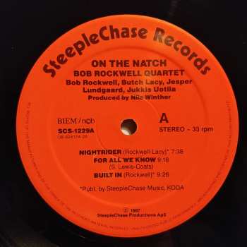 LP Bob Rockwell Quartet: On The Natch