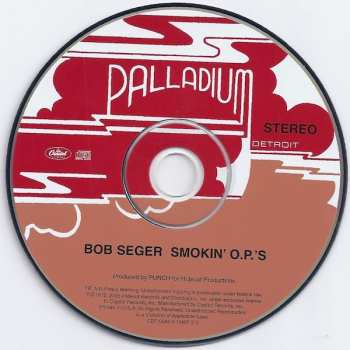 CD Bob Seger: Smokin' O.P.'s