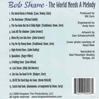 CD Bob Shane: The World Needs a Melody