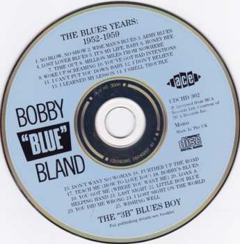 CD Bobby Bland: The “3B” Blues Boy. The Blues Years: 1952–1959