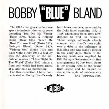 CD Bobby Bland: The “3B” Blues Boy. The Blues Years: 1952–1959
