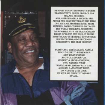 CD Bobby Bland: Memphis Monday Morning