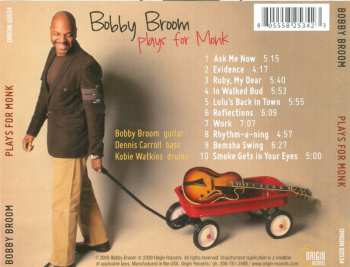 CD Bobby Broom: Bobby Broom Plays For Monk