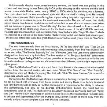 CD Bobby Hackett And His Orchestra: At The Jazz Band Ball 1938-1940