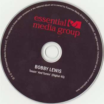 CD Bobby Lewis: Tossin' And Turnin'  /  I'm Tossin' And Turnin' Again