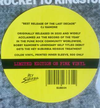LP Bobby Ramone: Rocket To Kingston LTD | CLR