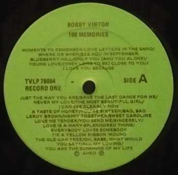 2LP Bobby Vinton: 100 Memories