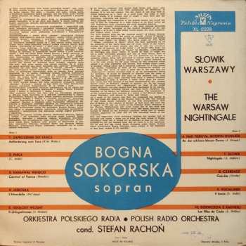 LP Bogna Sokorska: Słowik Warszawy • The Warsaw Nightingale
