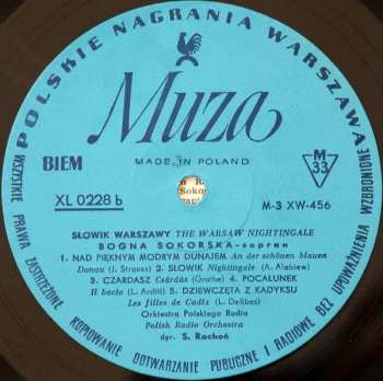 LP Bogna Sokorska: Słowik Warszawy • The Warsaw Nightingale