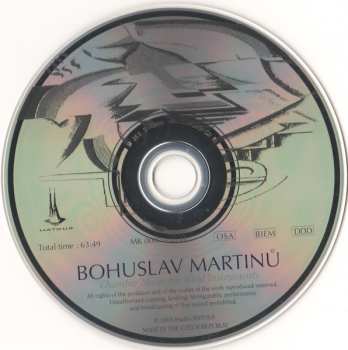 CD Bohuslav Martinů: Chamber Music For Wind Instruments