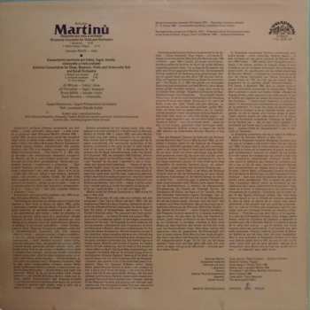 LP Bohuslav Martinů: Sinfonia Concertante / Rhapsody-Concerto (84 1)