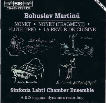 Album Bohuslav Martinů: Nonet • Nonet (Fragment) • Flute Trio • La Revue de Cuisine