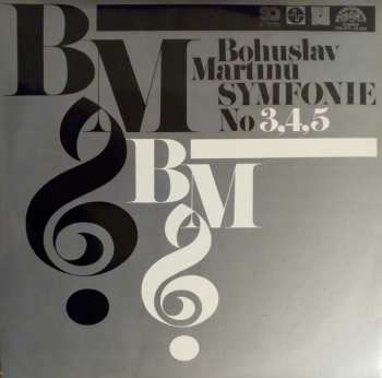 2LP Bohuslav Martinů: Symfonie No 3,4,5 (2xLP)