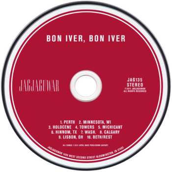 CD Bon Iver: Bon Iver, Bon Iver DIGI