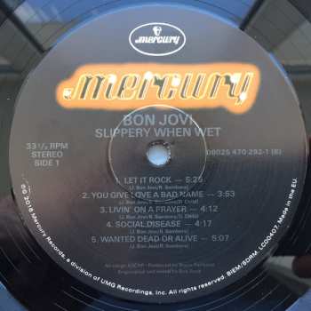 LP Bon Jovi: Slippery When Wet