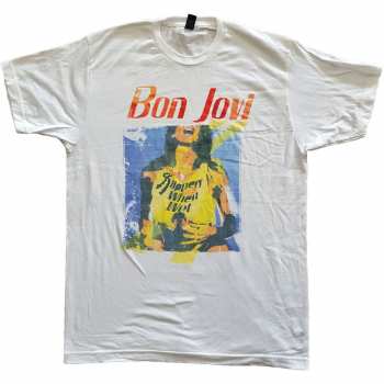 Merch Bon Jovi: Tričko Slippery When Wet Original Cover 