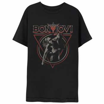 Merch Bon Jovi: Tričko Triangle Overlap 