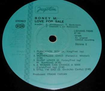 LP Boney M.: Love For Sale
