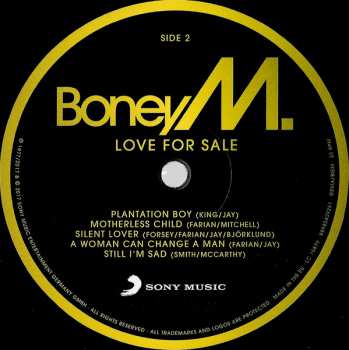 LP Boney M.: Love For Sale