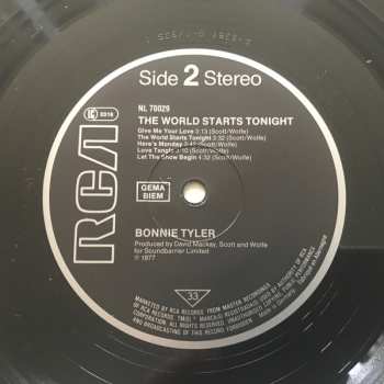 LP Bonnie Tyler: The World Starts Tonight