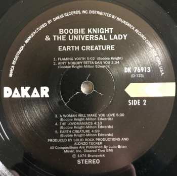 LP Boobie Knight & The Universal Lady: Earth Creature