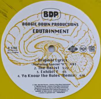 2LP Boogie Down Productions: Edutainment CLR | LTD