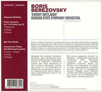 CD Igor Stravinsky: Piano Concerto No. 1 In D Minor, Op. 15; Concerto For Piano And Wind Instruments