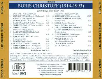 CD Boris Christoff: Prima Voce