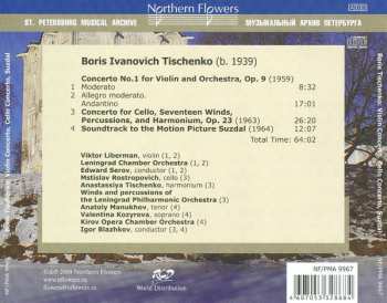 CD Boris Tishchenko: Violin Concerto, Cello Concerto, Suzdal
