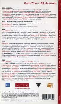 4CD Boris Vian: 100 Chansons