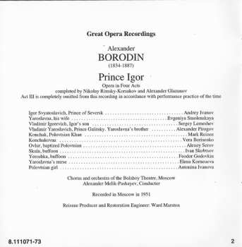 3CD Alexander Borodin: Prince Igor