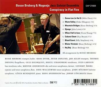 CD Bosse Broberg: Conspiracy In Flat Five