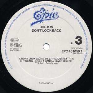 2LP Boston: Boston / Don't Look Back