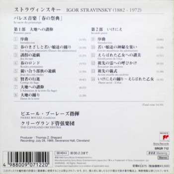 SACD Igor Stravinsky: Boulez Conducts Stravinsky's Le Sacre Du Printemps