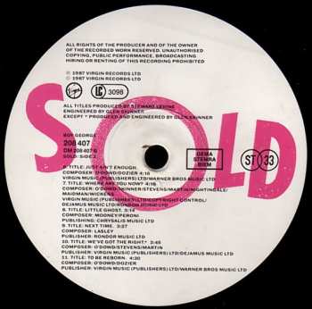 LP Boy George: Sold