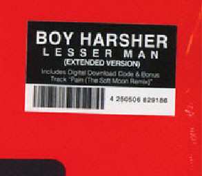 LP Boy Harsher: Lesser Man (Extended Version) LTD