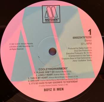 LP Boyz II Men: Cooleyhighharmony