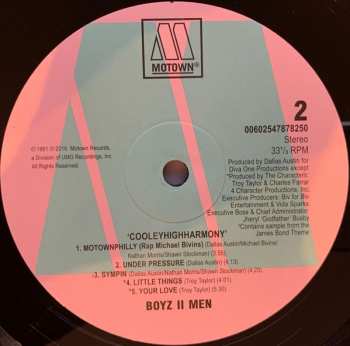 LP Boyz II Men: Cooleyhighharmony
